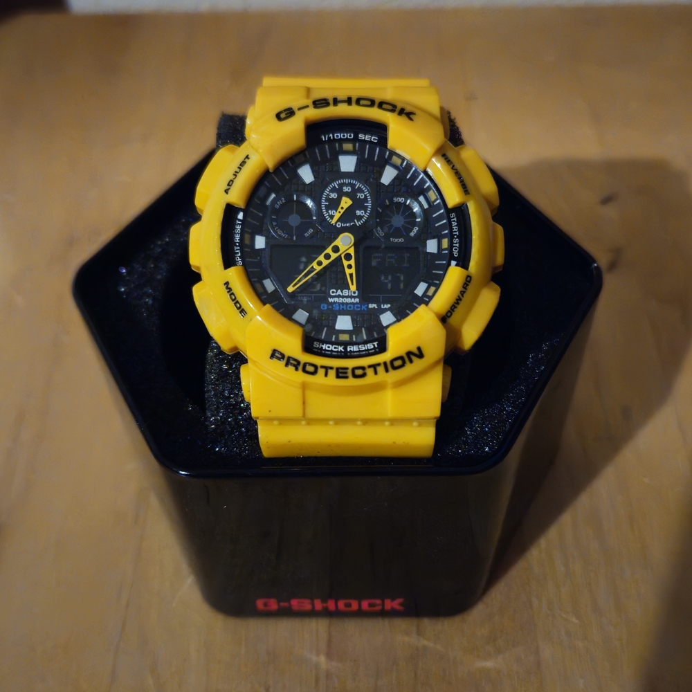 Casio G-Shock Vibrant Yellow Men's Watch